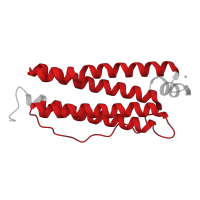 The deposited structure of PDB entry 8en7 contains 24 copies of Pfam domain PF00210 (Ferritin-like domain) in Ferritin heavy chain. Showing 1 copy in chain A.