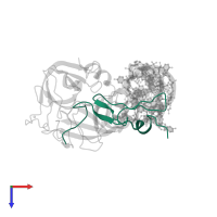 Coagulation factor IXa light chain in PDB entry 8epk, assembly 1, top view.