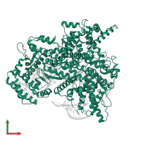 CRISPR-associated endonuclease Cas9 in PDB entry 8ewg, assembly 1, front view.