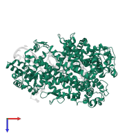 CRISPR-associated endonuclease Cas9 in PDB entry 8ewg, assembly 1, top view.