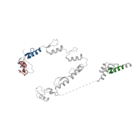 The deposited structure of PDB entry 8ffz contains 3 copies of Pfam domain PF00096 (Zinc finger, C2H2 type) in Transcription factor IIIA. Showing 3 copies in chain A.