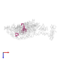 Transcription factor tau 95 kDa subunit in PDB entry 8ffz, assembly 1, top view.