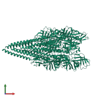 DUF973 family protein in PDB entry 8fk0, assembly 1, front view.