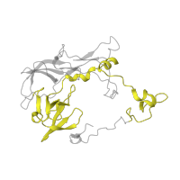 The deposited structure of PDB entry 8fto contains 1 copy of Pfam domain PF03947 (Ribosomal Proteins L2, C-terminal domain) in Large ribosomal subunit protein uL2. Showing 1 copy in chain EA [auth c].