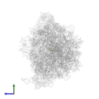 N-FORMYLMETHIONINE in PDB entry 8fto, assembly 1, side view.