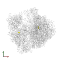 Modified residue G7M in PDB entry 8fto, assembly 1, front view.