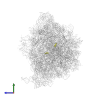 Modified residue G7M in PDB entry 8fto, assembly 1, side view.