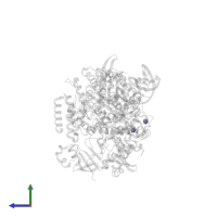 ZINC ION in PDB entry 8g6r, assembly 1, side view.