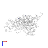 ZINC ION in PDB entry 8g6r, assembly 1, top view.