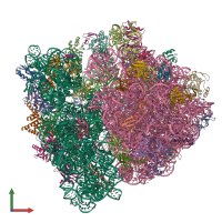 PDB entry 8g7s coloured by chain, front view.