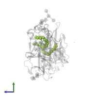 (1S)-2-{[(S)-(2-aminoethoxy)(hydroxy)phosphoryl]oxy}-1-[(octadecanoyloxy)methyl]ethyl (9Z)-octadec-9-enoate in PDB entry 8glg, assembly 1, side view.