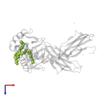 (1S)-2-{[(S)-(2-aminoethoxy)(hydroxy)phosphoryl]oxy}-1-[(octadecanoyloxy)methyl]ethyl (9Z)-octadec-9-enoate in PDB entry 8glg, assembly 1, top view.