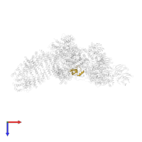 Transcription initiation factor TFIID subunit 10 in PDB entry 8h7g, assembly 1, top view.