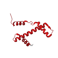 The deposited structure of PDB entry 8hak contains 2 copies of Pfam domain PF00125 (Core histone H2A/H2B/H3/H4) in Histone H3.1. Showing 1 copy in chain E.