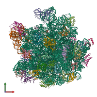 PDB entry 8hku coloured by chain, front view.