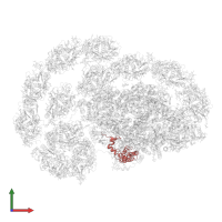 PSI subunit V in PDB entry 8htu, assembly 1, front view.