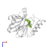 2-azanyl-5-heptyl-1,3-thiazole-4-carboxylic acid in PDB entry 8hxw, assembly 1, top view.