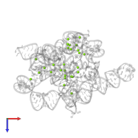 MAGNESIUM ION in PDB entry 8i7n, assembly 1, top view.