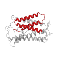 The deposited structure of PDB entry 8ijq contains 6 copies of Pfam domain PF14360 (PAP2 superfamily C-terminal) in Sphingomyelin synthase-related protein 1. Showing 1 copy in chain A.