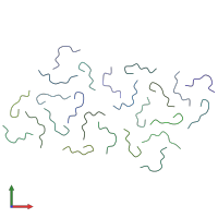 PDB entry 8ik7 coloured by chain, front view.