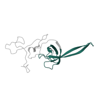 The deposited structure of PDB entry 8ipa contains 1 copy of Pfam domain PF00366 (Ribosomal protein S17) in Small ribosomal subunit protein uS17 N-terminal domain-containing protein. Showing 1 copy in chain FA [auth ib].