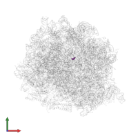 Modified residue I4U in PDB entry 8ir1, assembly 1, front view.