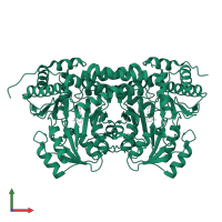 Probable hercynylcysteine sulfoxide lyase in PDB entry 8irk, assembly 1, front view.