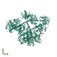 Phytochrome in PDB entry 8isk, assembly 1, front view.