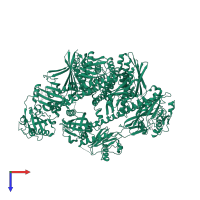 Phytochrome in PDB entry 8isk, assembly 1, top view.