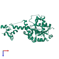 Delta-1-pyrroline-5-carboxylate synthase B in PDB entry 8j27, assembly 1, top view.