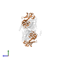 Light chain of YN7114-08 Fab in PDB entry 8j80, assembly 1, side view.