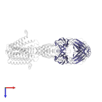 Heavy chain of YN7114-08 Fab in PDB entry 8j80, assembly 1, top view.