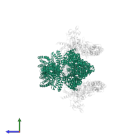 Amyloid protein-binding protein 2 in PDB entry 8jaq, assembly 1, side view.