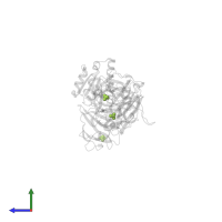 SULFATE ION in PDB entry 8jbq, assembly 1, side view.