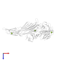SULFATE ION in PDB entry 8jbq, assembly 1, top view.