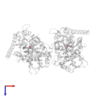 HYDROXYAMINE in PDB entry 8jc3, assembly 1, top view.