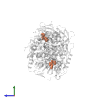 PHENYLALANINE in PDB entry 8jc4, assembly 1, side view.