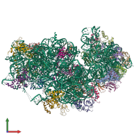 PDB entry 8jiw coloured by chain, front view.