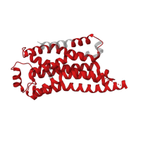 The deposited structure of PDB entry 8jlj contains 1 copy of Pfam domain PF00001 (7 transmembrane receptor (rhodopsin family)) in Soluble cytochrome b562. Showing 1 copy in chain C [auth R].