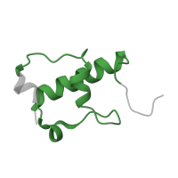 The deposited structure of PDB entry 8k3o contains 1 copy of Pfam domain PF01084 (Ribosomal protein S18) in Small ribosomal subunit protein bS18. Showing 1 copy in chain P [auth R].