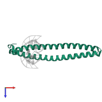 Nuclear factor interleukin-3-regulated protein in PDB entry 8k86, assembly 1, top view.