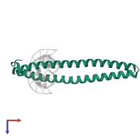 Nuclear factor interleukin-3-regulated protein in PDB entry 8k8a, assembly 1, top view.