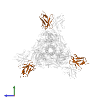 D48 light chain in PDB entry 8kfa, assembly 1, side view.