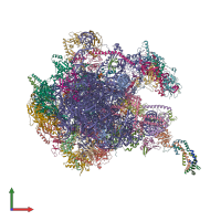 PDB entry 8oiq coloured by chain, front view.