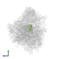 S5 DRBM domain-containing protein in PDB entry 8ovj, assembly 1, side view.