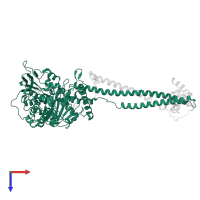 Lysine-specific histone demethylase 1A in PDB entry 8q1j, assembly 1, top view.