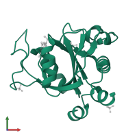 YTH domain-containing protein 1 in PDB entry 8q35, assembly 1, front view.