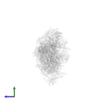 NADH dehydrogenase [ubiquinone] flavoprotein 3, mitochondrial in PDB entry 8q47, assembly 1, side view.