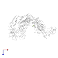 5-azanyl-1-oxidanyl-pentan-2-one in PDB entry 8q7r, assembly 1, top view.