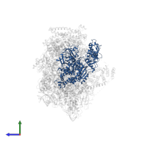 116 kDa U5 small nuclear ribonucleoprotein component in PDB entry 8qpa, assembly 1, side view.